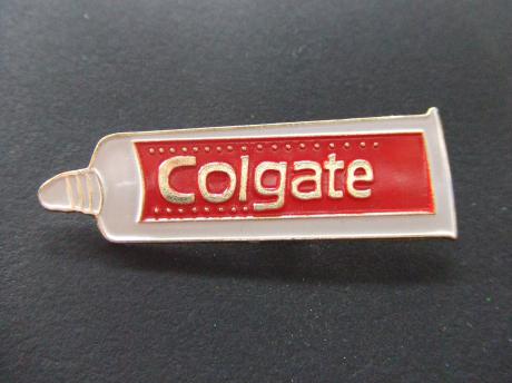 Colgate tube tandpasta tandenpoetsen mondhygiëne witte letters